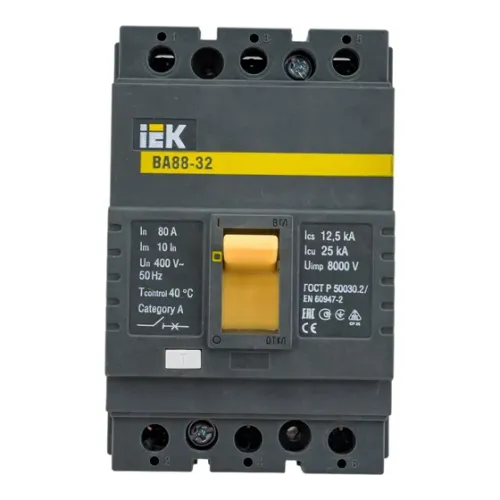 Avtomatike lektrikaçarı ВА88-32 3Р80А 25кА İEK SVA10-3-0080