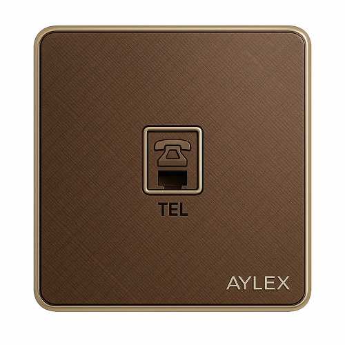 Telefon yuvası K2 akrilik qəhvəyi Aylex 1-96 Telefon yuvası K2 akrilik qəhvəyi Aylex 1-96