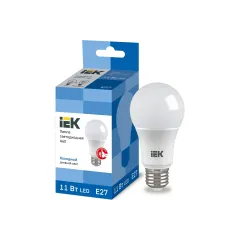 Diodlu işıq lampası A60 kürə 11Vt230V 6500K E27 İEK LLE-A60-11-230-65-E27