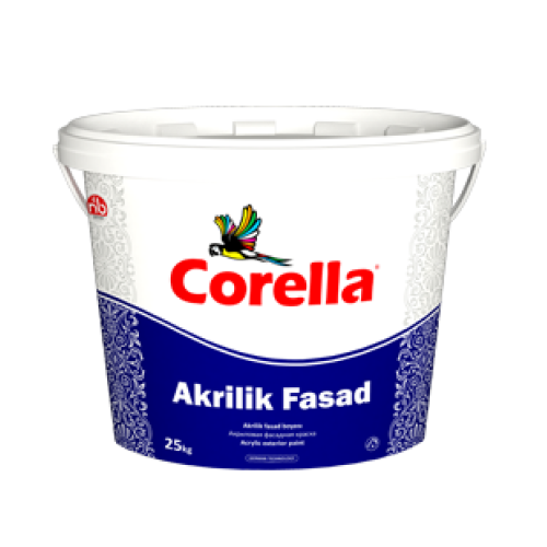 Akrilik Fasad boya 3,5 kq Corella Akrilik Fasad boya 3,5 kq Corella