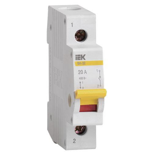 Elektrik açarı 1li işıqlı VS20-1-1-QPB Hermes plus ağ İEK