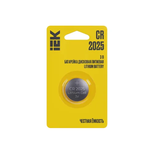 Litium disk batareyası Optima CR2025 (1) İEK Litium disk batareyası Optima CR2025 (1) İEK