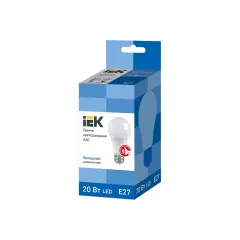 Diodlu işıq lampasıA60 kürə 20Vt230V 3000K E27 İEK LLE-A60-20-230-30-E27