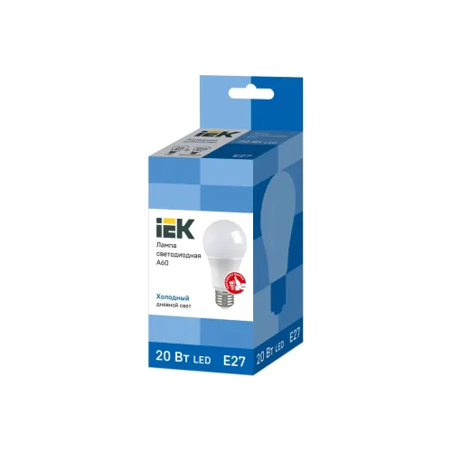 Diodlu işıq lampasıA60 kürə 20Vt230V 3000K E27 İEK LLE-A60-20-230-30-E27