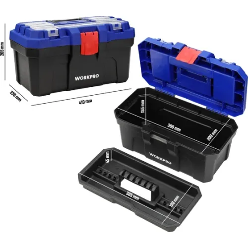 Alət qutusu 410mm (16) Workpro WP283001 Alət qutusu 410mm (16) Workpro WP283001