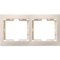 Çərçivə 2li üfüqi RQ-1-RQ-2-KKm Kvarta krem İEK