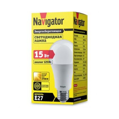Lampa  NLLA60-15-230-2,7KE27 Navigator 61200