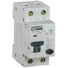 AVDT32 C40 - Автоматическое электричество дифференциального тока Generica AVDT32 C40