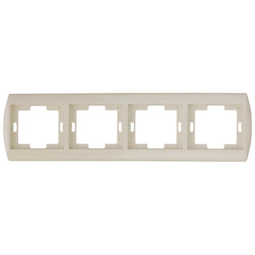 Çərçivə 4lü üfüqi RQ-4-KKm Kvarta krem İEK