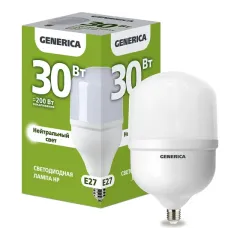 Lampa led HP 30W 4000K E27-E40 Generica
