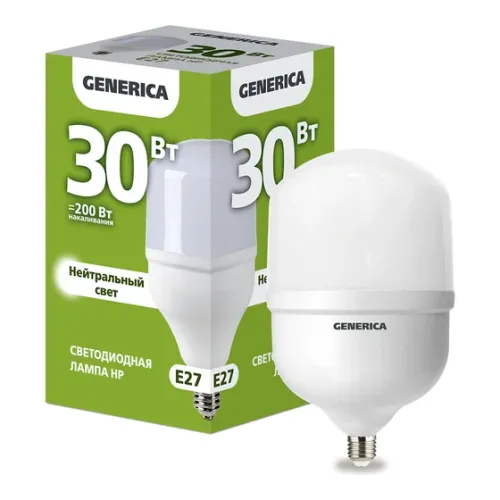Lampa led HP 30W 4000K E27-E40 Generica