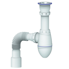A220 Tülpan üçün sifon mərmər 1/2 ø40xø40/50 Unicorn A220