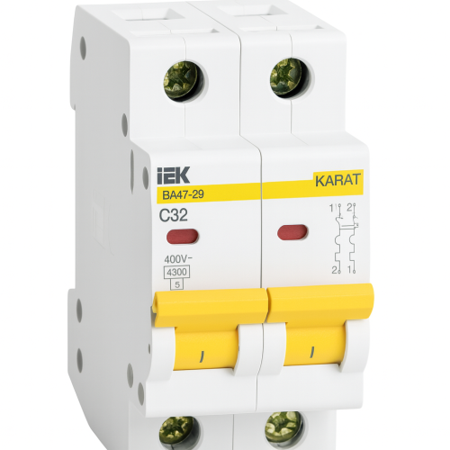 Avtomatik elektrikaçarı ВА47-29 2Р32А 4,5кА х-ка С İEK MVA20-2-032-C Avtomatik elektrikaçarı ВА47-29 2Р32А 4,5кА х-ка С İEK MVA20-2-032-C