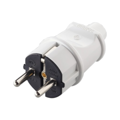 Erkək şnursuz torpaqlı vilka ağ MAKEL