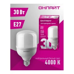 Lamp oll-t80 30w 230v 840 E27 ONLAYA 82900