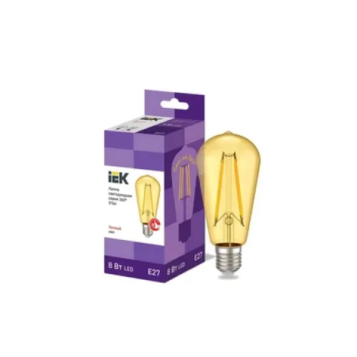 Led E27 ST64 360° 8W 2700k 230V İEK