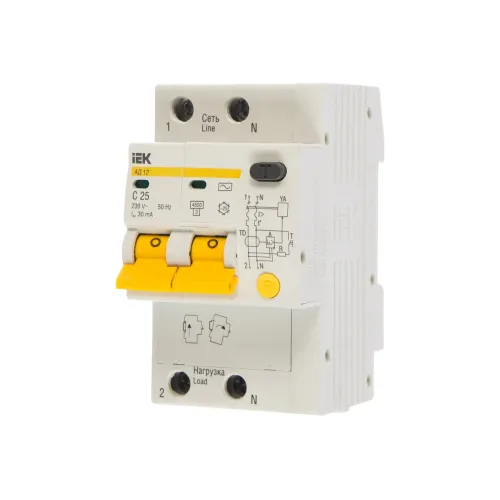 Differensialavtomatik elektrikaçarı АD12 2Р C2530mА İEK MAD10-2-025-C-030