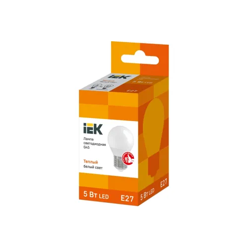 Led E27 kürə G45 7W 3000k 230V İEK