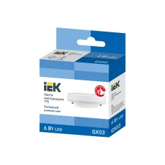 Led GX53 T75 6W 3000k 230V İEK