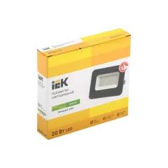Проектор Diodlılısdo 07-20G Green IP65 Grey IEK LPDO7G-01-20-K03
