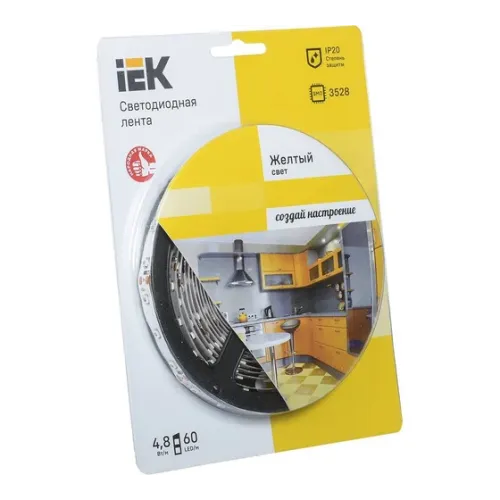 Led lenti 5m blister LSR-3528Y60 12V İEK