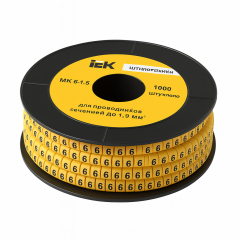 Kabel markeri MK0-1.5mm işərə "6" İEK
