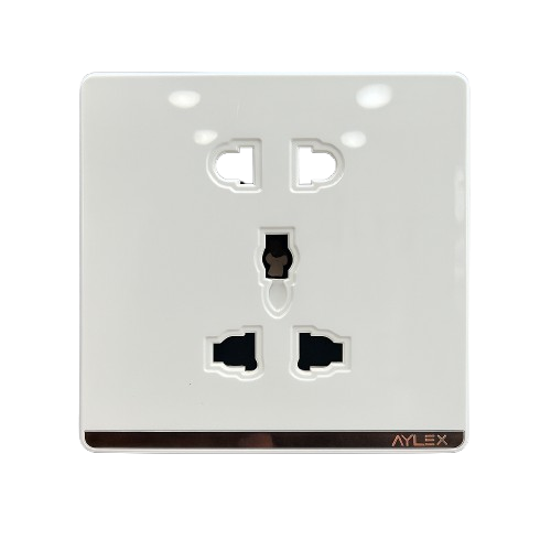 Elektrik yuvası universal+sadə 16A A4 ağ Aylex 1-40