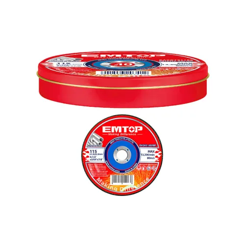 Disk metal dəst 10 parça Emtop EACD121155 Disk metal dəst 10 parça Emtop EACD121155