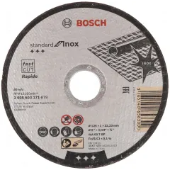 Metal disk 125x1x22.23mm BOSCH 2608603171