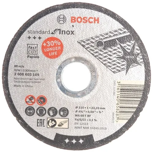 Disk metal 115x1x22.23mm BOSCH 2608603169