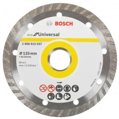 Almaz disk ECO Univ.Turbo 125x22.23mm BOSCH 2608615037