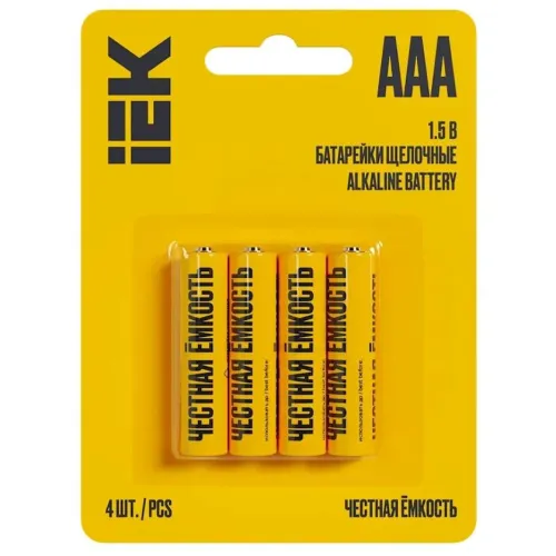 Qələvi batareya Alkaline Optima LR03/AAA(4) İEK Qələvi batareya Alkaline Optima LR03/AAA(4) İEK