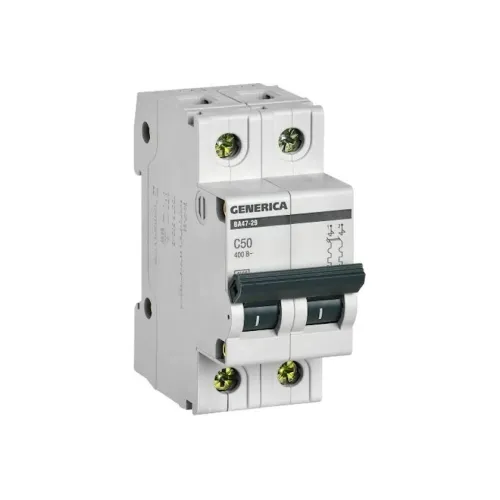 2x40A C tipli 4.5kA Avtomat BA47-29 Generica