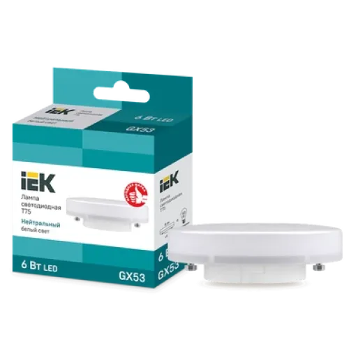 Led GX53 T75 6W 4000k 230V İEK