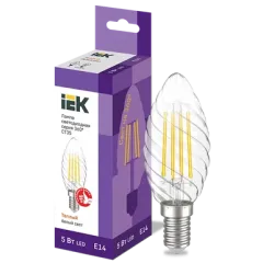 Led E14 şam ST35 360° 5W 3000k 230V İEK