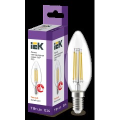 Led E14 şam donuq şüşə C35 360° 7W 3000k 230V İEK