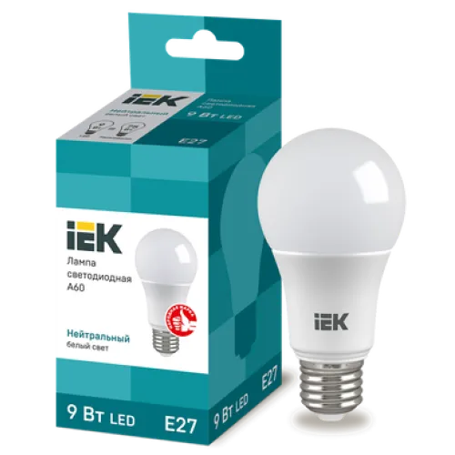 Led E27 kürə şüşə A60 360° 9W 4000k 230V İEK