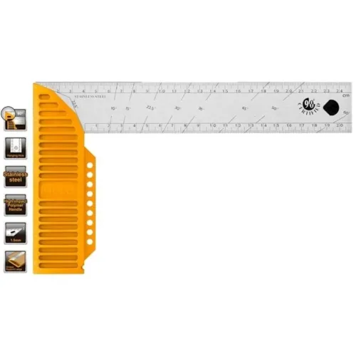 Düz bucaq metrə 300mm INGCO HAS123002 Düz bucaq metrə 300mm INGCO HAS123002