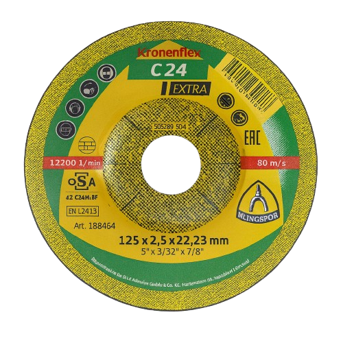 Disk daş göbəkli 125 Klingspor 4014855026517 Disk daş göbəkli 125 Klingspor 4014855026517