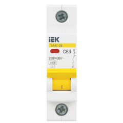 Avtomatik elektrikaçarı ВА47-29 1Р63А 4,5кА х-ка С İEK BA47-29-1-63-C