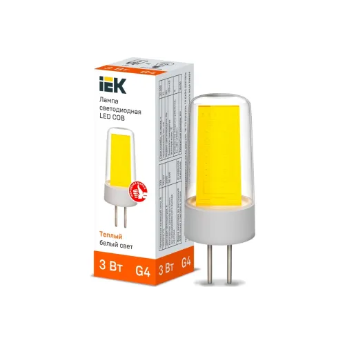 Led COB G4 kapsul 3W 3000k 230V İEK Led COB G4 kapsul 3W 3000k 230V İEK