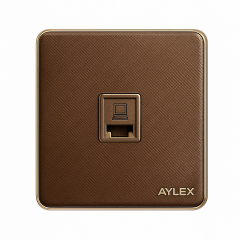 Kompyuter yuvası RJ45 K2 akrilik qəhvəyi Aylex 1-97