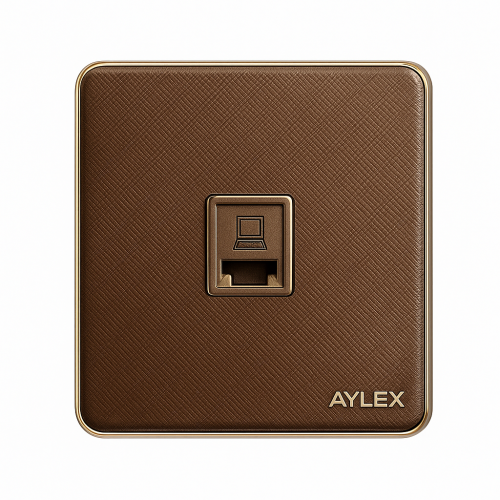 Kompyuter yuvası RJ45 K2 akrilik qəhvəyi Aylex 1-97 Kompyuter yuvası RJ45 K2 akrilik qəhvəyi Aylex 1-97