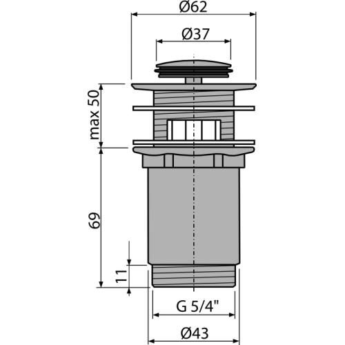 A391 Alca A391 для таза сифона
