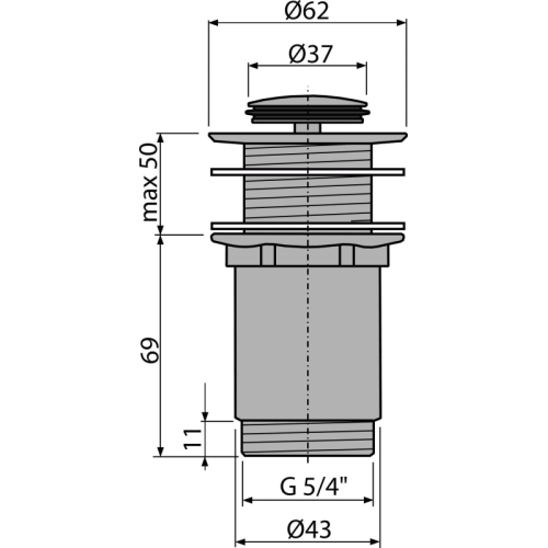 A394 Alca A394 для таза сифона