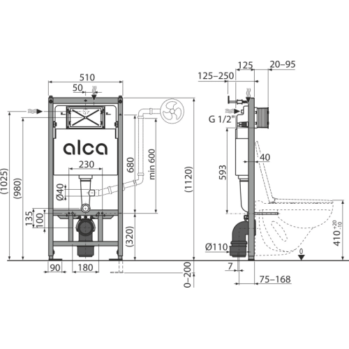 Daxili baçok 12sm AM101/1120 Alca