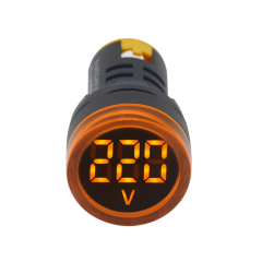 Voltmetr 22mm 24-500V sarı Tork AD116DSV-S