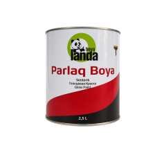 Parlaq boya bayraq qırmızı 2.5L Panda 001232