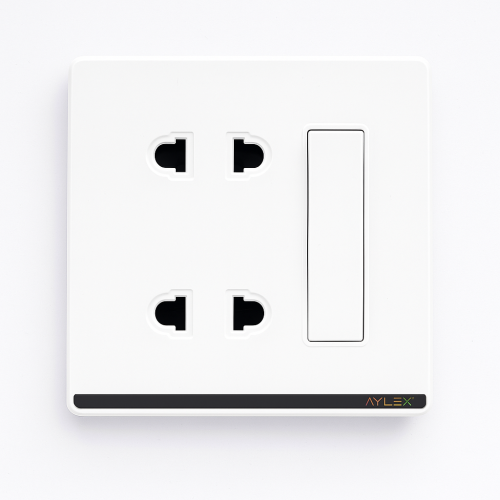 Açar+2 elektrik yuvası 16A A4 ağ Aylex 1-42 Açar+2 elektrik yuvası 16A A4 ağ Aylex 1-42