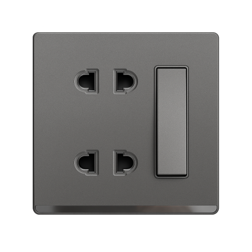 Açar+2 elektrik yuvası 16A A4 boz Aylex 1-25 Açar+2 elektrik yuvası 16A A4 boz Aylex 1-25